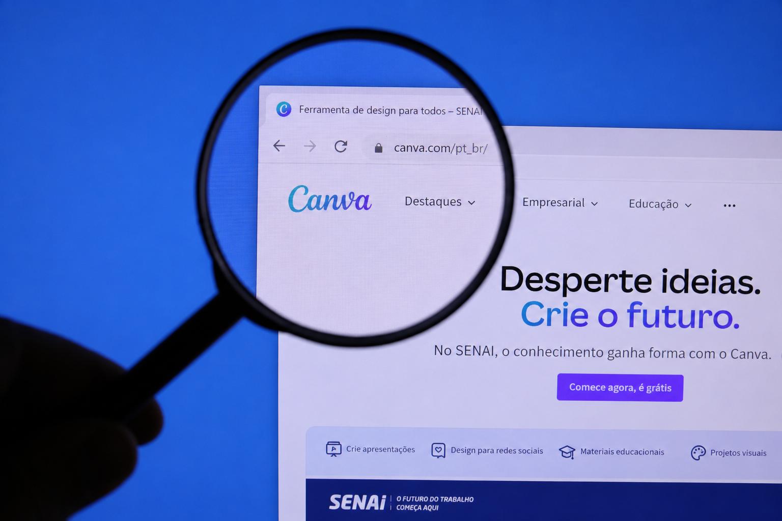 CRIANDO CONTEÚDO COM O CANVA